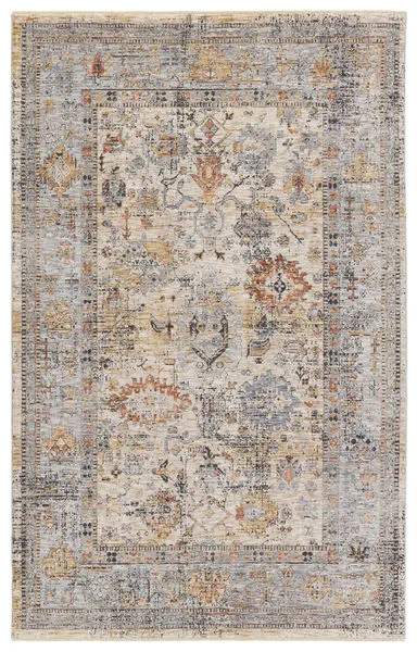 Product Image 4 for Madison Floral Blue/ Beige Rug from Jaipur 