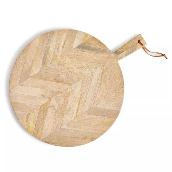 Product Image 1 for Marquetry Round Serving Board Large from Napa Home And Garden