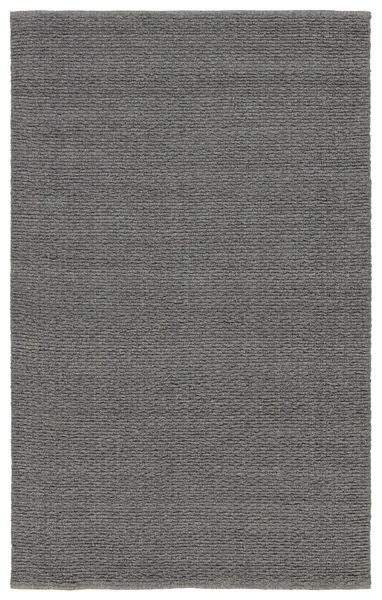 Product Image 1 for Windcroft Handmade Contemporary Solid Gray Rug - 6' x 9' from Jaipur 
