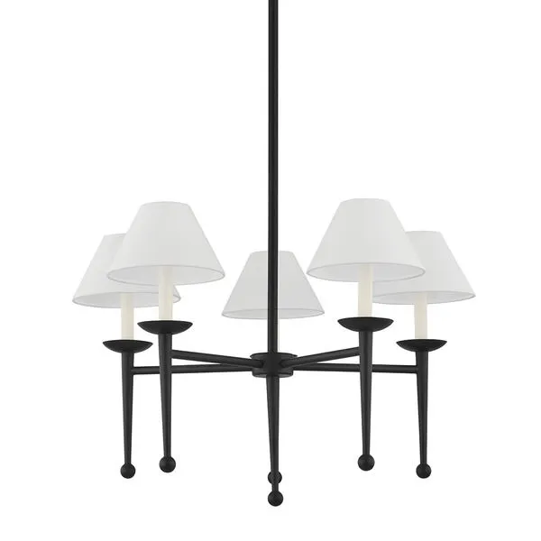 Product Image 1 for London 5 Light Chandelier from Troy Lighting