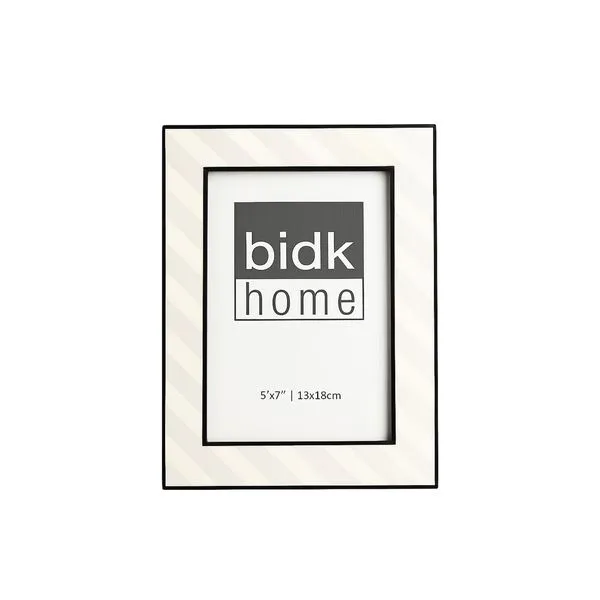 Product Image 1 for Black & White Resin Bone Picture Frame from BIDKHome