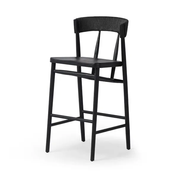 Product Image 1 for Buxton Black Oak Bar Stool from Four Hands