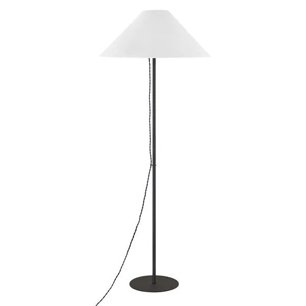 Product Image 1 for Pilar Textured Black 1-Light Floor Lamp from Troy Lighting