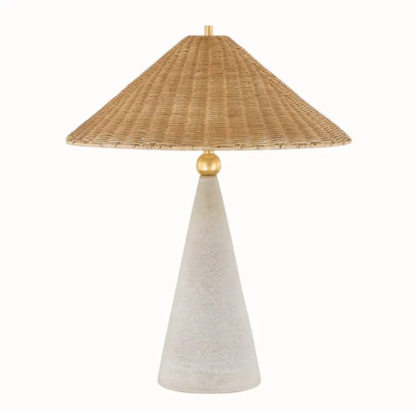 Product Image 3 for Perilla Rattan Table Lamp from Mitzi