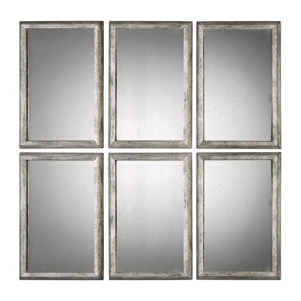 Product Image 1 for Uttermost Alcona Antiqued Silver Mirrors S/3 from Uttermost