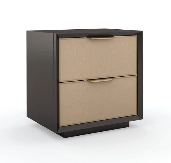 Product Image 1 for Black Metal Modern Double Wrap Nightstand from Caracole