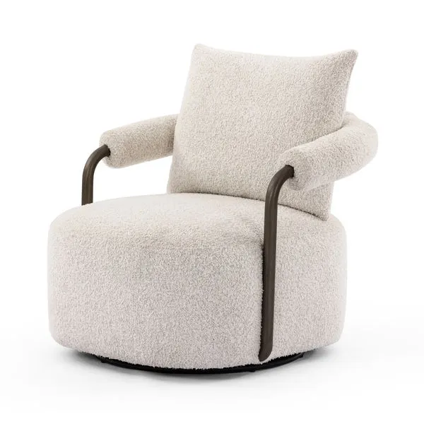 Product Image 1 for Zayden Polyester Swivel Chair from Four Hands