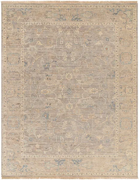 Product Image 1 for Reign Hand-Knotted Light Gray / Beige Rug  - 2' x 3' from Surya