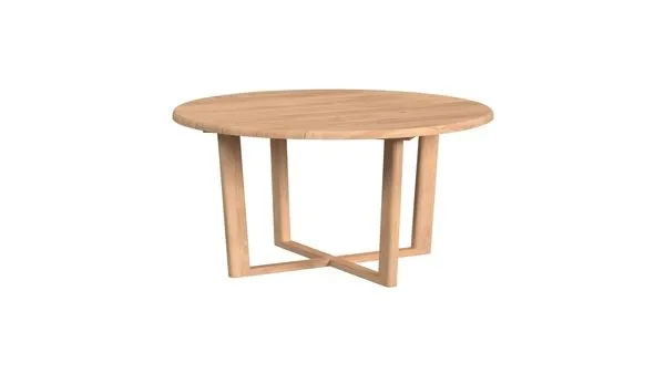 Product Image 1 for Natural Teak 56" Round Dining Table from Sunset West