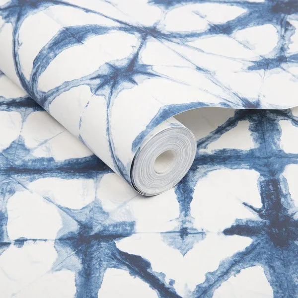 Product Image 1 for Indigo Blue Wallpaper from Graham & Brown