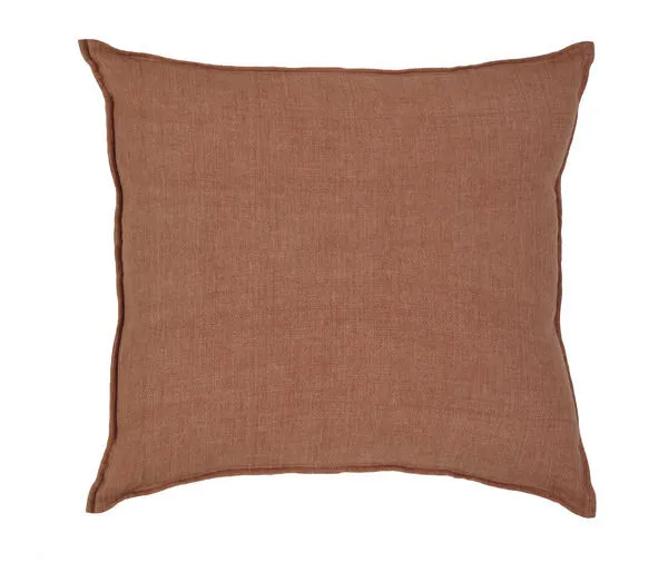 Product Image 1 for Montauk Linen Euro Sham - Terra Cotta from Pom Pom at Home