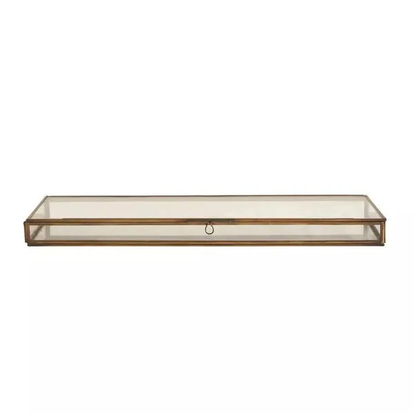 Product Image 2 for Glass Box W/ Brass Frame from SN Warehouse