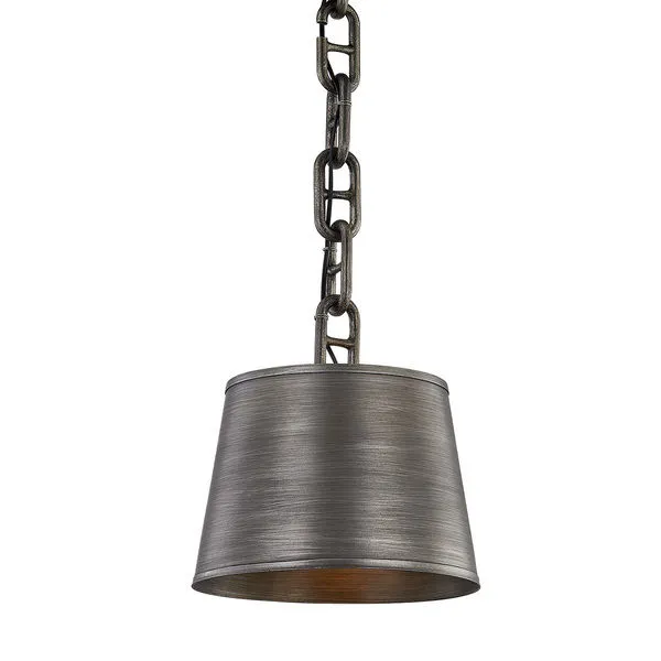 Product Image 1 for Admirals Row 1 Light Pendant Antique Pewter from Troy Lighting