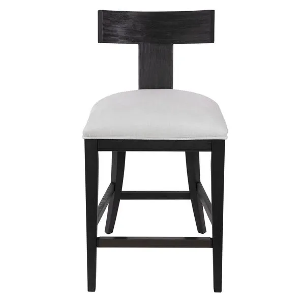 Product Image 4 for Idris Modern Black Counter Stool from Uttermost