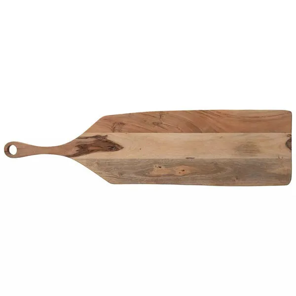Product Image 2 for Rectangle Acacia Wood Cheese/Cutting Board With Handle (Set Of 4) from Creative Co-Op