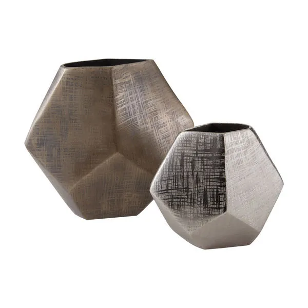 Product Image 1 for Faceted Cube Vases from Elk Home