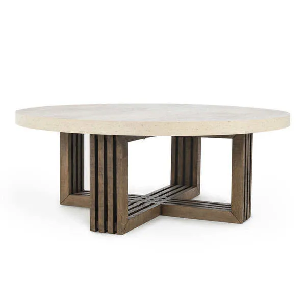 Product Image 1 for Aspen Round Coffee Table from Classic Home Furnishings