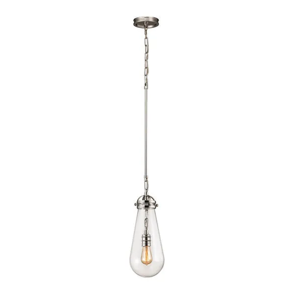 Product Image 1 for Gramercy 1 Light Pendant In Polished Nickel from Elk Lighting
