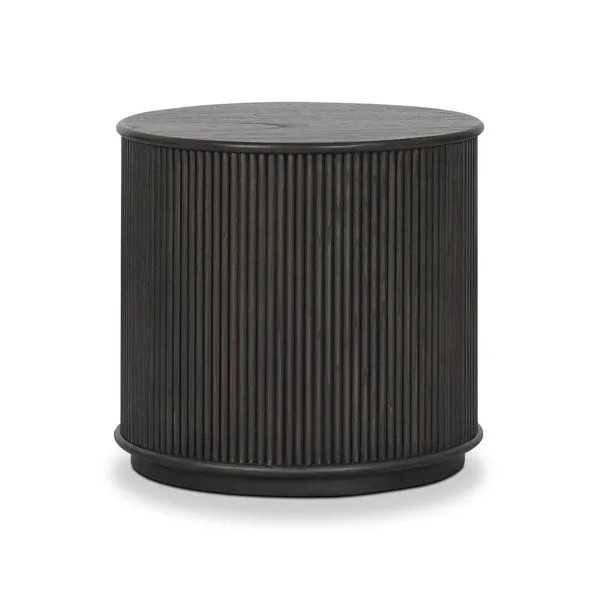 Product Image 1 for Ona Smoked Black Mindi Veneer End Table from Four Hands