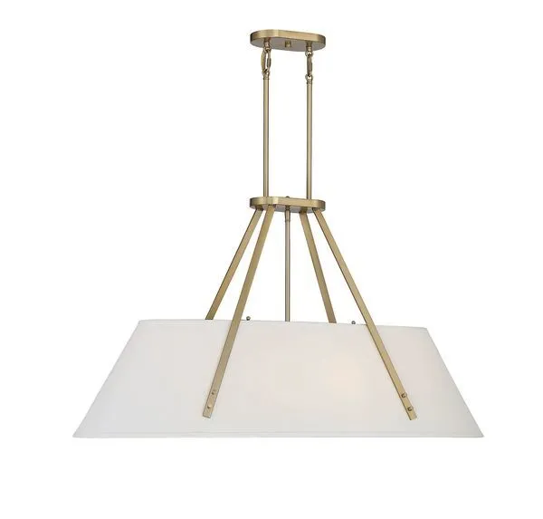 Product Image 1 for Newport 6 Light Linear Chandelier from Savoy House 