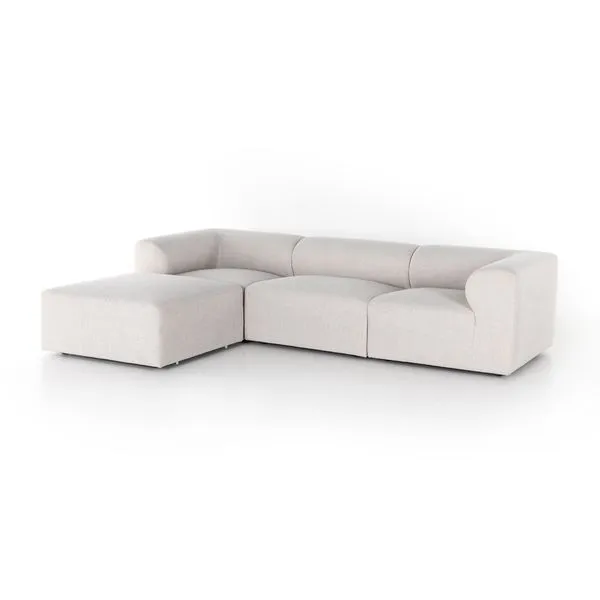 Product Image 5 for Collins 3 Pc Sectional W/Ottoman from Four Hands