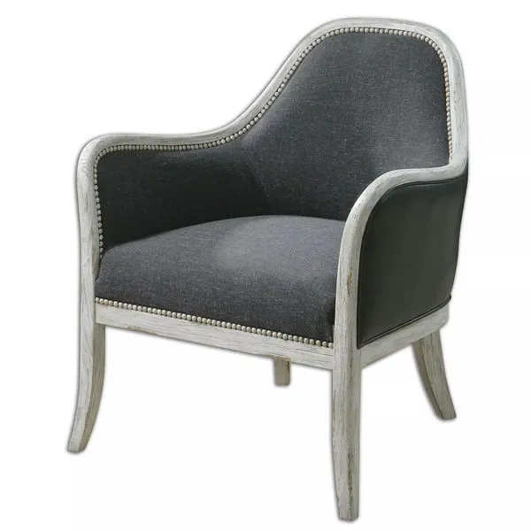 Product Image 1 for Uttermost Dayla Indigo Accent Chair from Uttermost
