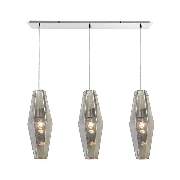 Product Image 1 for Pelham 3 Light Pendant In Polished Chrome from Elk Lighting