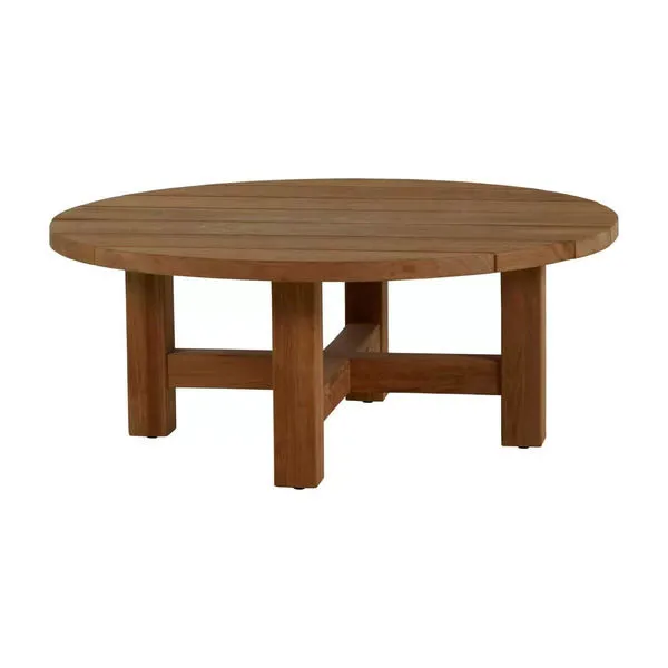 Product Image 1 for Croquet Teak 40" Round Coffee Table from Summer Classics
