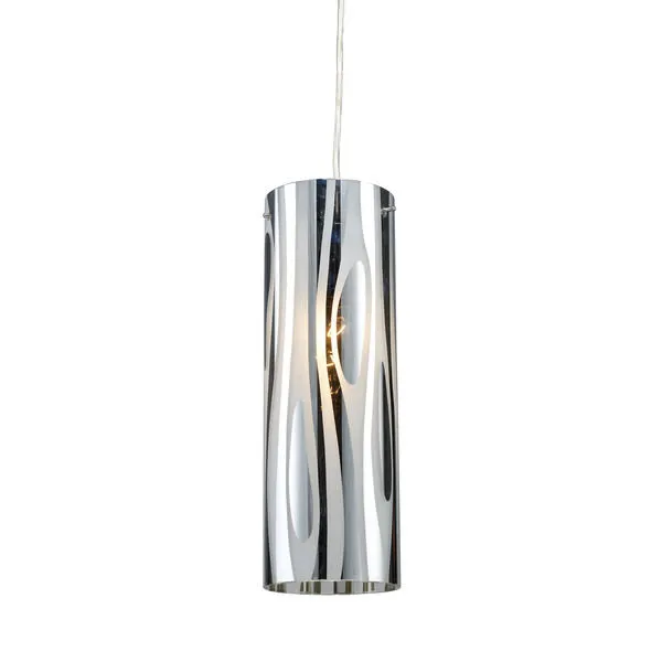 Product Image 1 for Chromia 1 Light Pendant In Polished Chrome With Adapter Kit from Elk Lighting