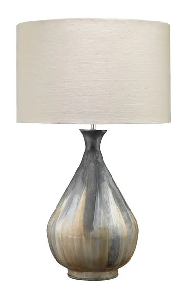 Product Image 1 for Daybreak Table Lamp  Drum Shade Stone from Jamie Young