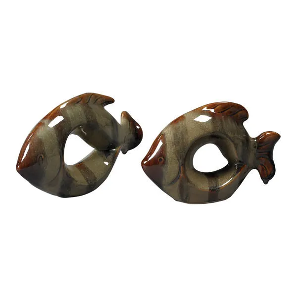 Product Image 1 for Set Of Ceramic Fish from Elk Home