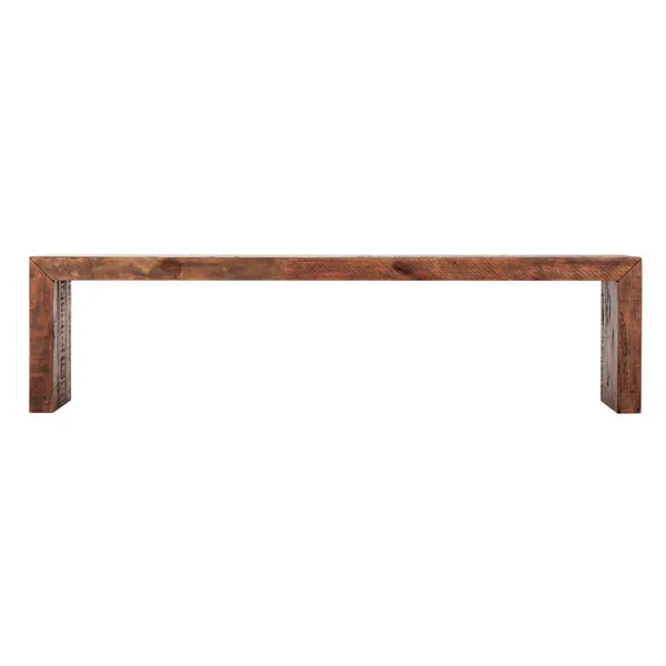 Product Image 3 for Vintage Bench Light Brown from Moe's