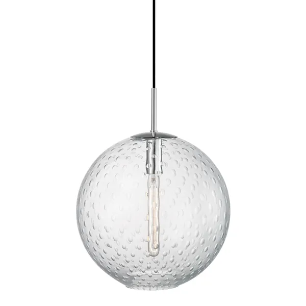 Product Image 1 for Rousseau 1 Light Pendant Clear Glass from Hudson Valley