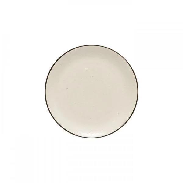 Product Image 1 for Augusta Rim Ceramic Stoneware Salad and Dessert Plate, Set of 6 from Costa Nova