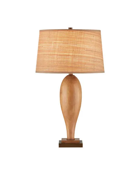 Product Image 1 for Lignum Table Lamp from Currey & Company