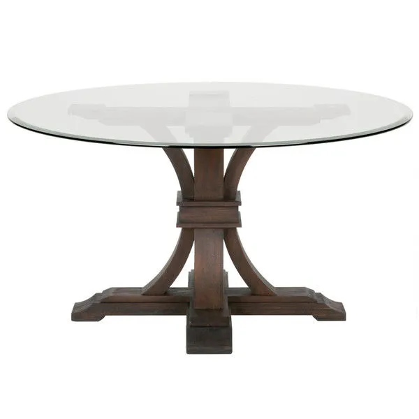 Product Image 2 for Devon 54" Round Glass Dining Table from Essentials for Living