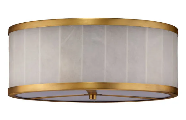 Product Image 3 for Large Upsala Alabaster Flush Mount Ceiling Light from Jamie Young