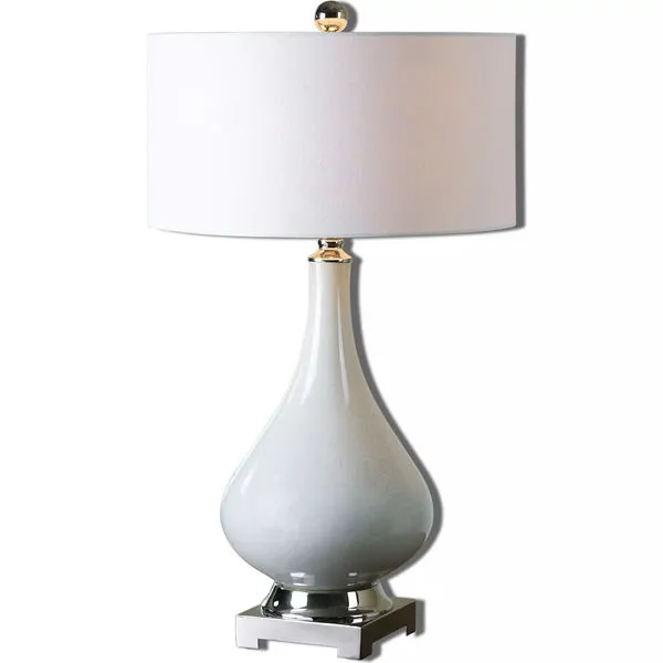 Product Image 1 for Uttermost Helton White Table Lamp from Uttermost