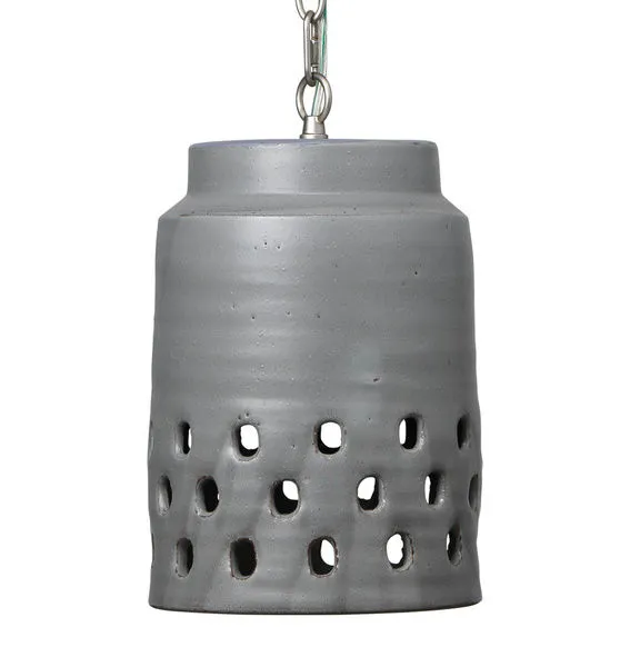 Product Image 3 for Long Perforated Pendant from Jamie Young