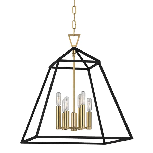 Product Image 1 for Webster 6 Light Pendant from Hudson Valley