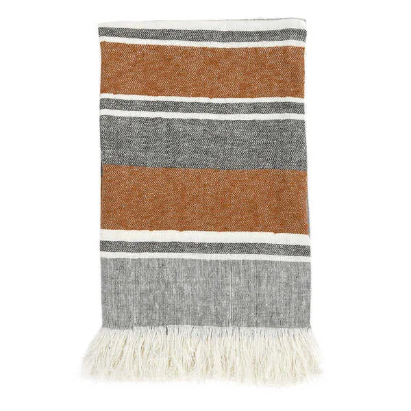Product Image 1 for TC Linen Cotton Blend Throw Blanket Blanket from Classic Home Furnishings