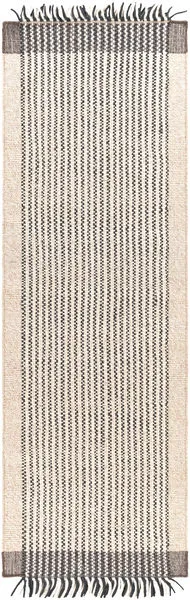 Product Image 1 for Reliance Hand-Woven Wool Brown / Cream Rug - 2'6" x 8' from Surya