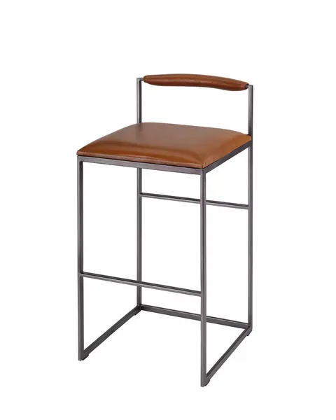 Product Image 5 for Bradbury Leather Bar Stool from Jamie Young