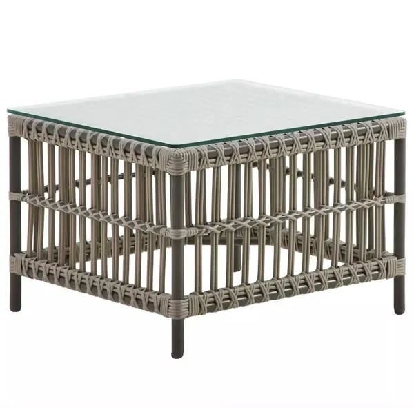 Product Image 1 for Caroline Exterior Side Table With Glass Top from Sika Design