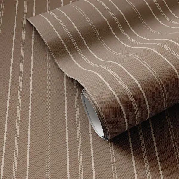 Product Image 1 for Stripe Taupe I Wallpaper by Getty Images from Four Hands