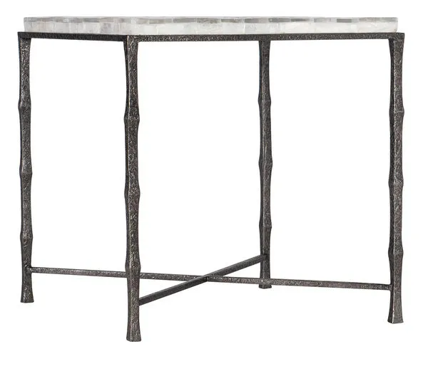 Product Image 1 for Surfrider Metal & Selenite Rectangle End Table from Hooker Furniture