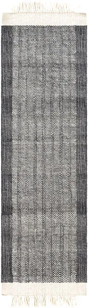 Product Image 1 for Reliance Hand-Woven Wool Charcoal / Cream Rug - 2'6" x 8' from Surya