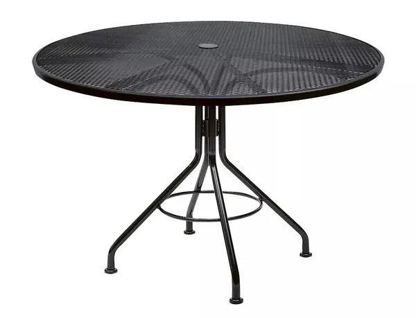 Product Image 1 for 48 Wrought Iron Mesh Umbrella Table from Woodard