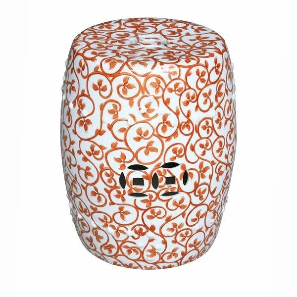 Product Image 1 for Garden Stool-Red Plum Petal from Legend of Asia