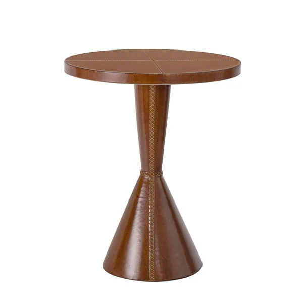 Product Image 1 for Gabe Leather Accent Table from Regina Andrew Design